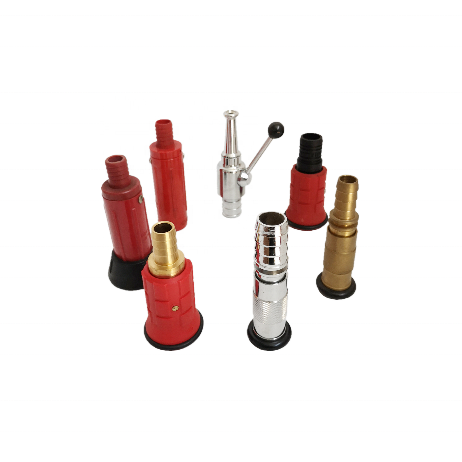 Fire hose reel nozzle 19mm 25mm 33mm fire fighting hose reel nozzle brass plastic fire fighting nozzle