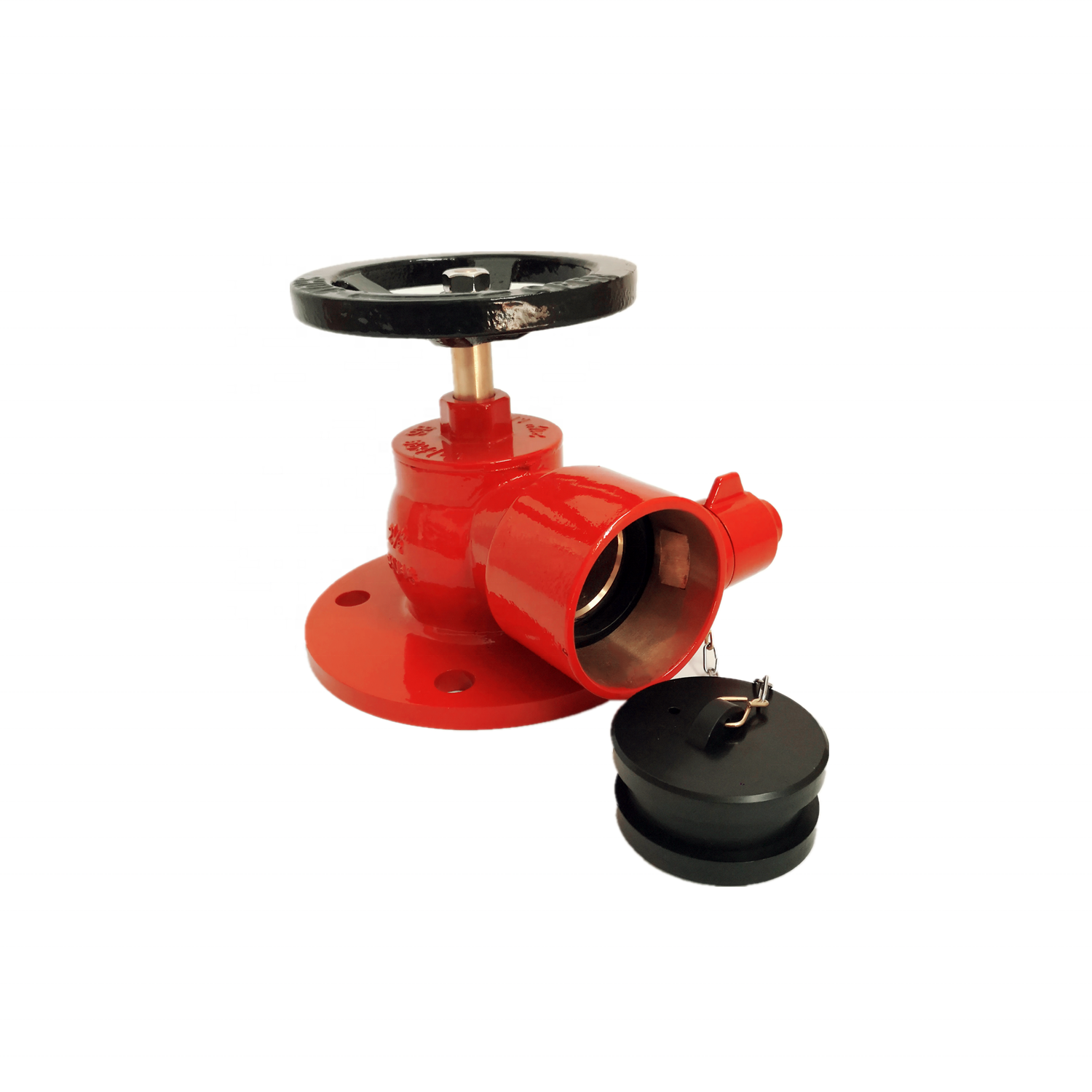 British right angle valve fire hydrant water valve Flange bright angle landing valve