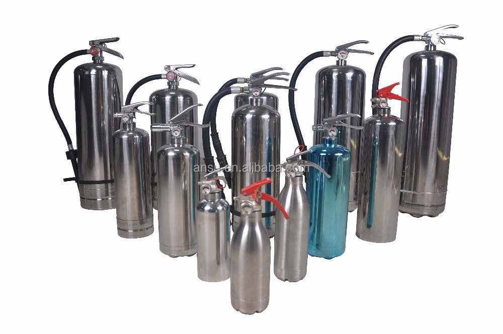 Car Home Fire Extinguishers Small Fire Extinguisher Stainless steel SUS304 fire extinguisher 1L 2L 3L