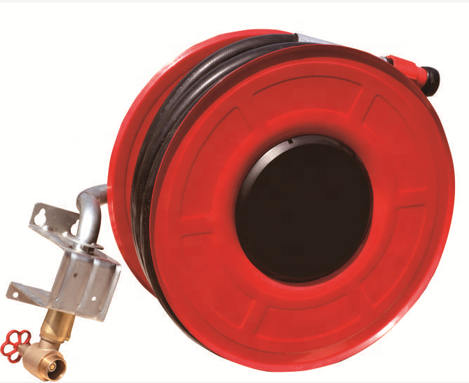 Swing Manual Type Fire fighting fire hose reel 33mm*30m 1 1/4''*20m fire hose reel