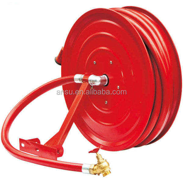 CE LPCB Australian standard  EN694 Fire Hose Fire Hose Reel 19mm 25mm 33mm fire fighting hose reel