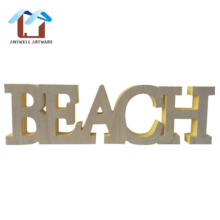 Wholesale Craft Laser Cut Wooden MDF Alphabet Letter For Home Wall Decoration