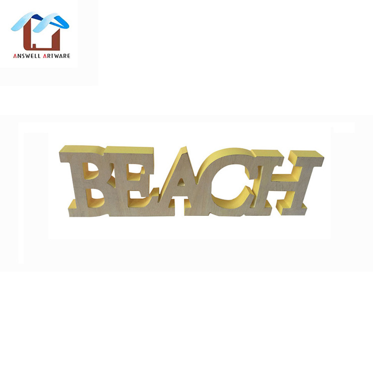 Wholesale Craft Laser Cut Wooden MDF Alphabet Letter For Home Wall Decoration