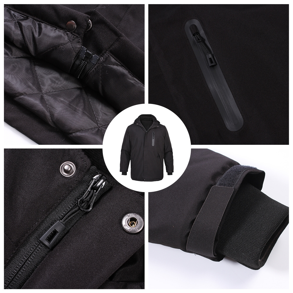 ANSZKTN winter OEM Wholesale power bank jacket warm keeper coat rechargeable battery waterproof heated jacket heated coat