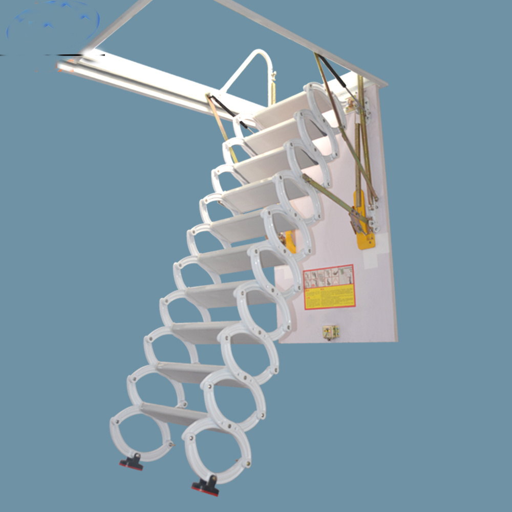 Titanium Magnesium Alloy Pull Down Attic Stairs Loft Ladders