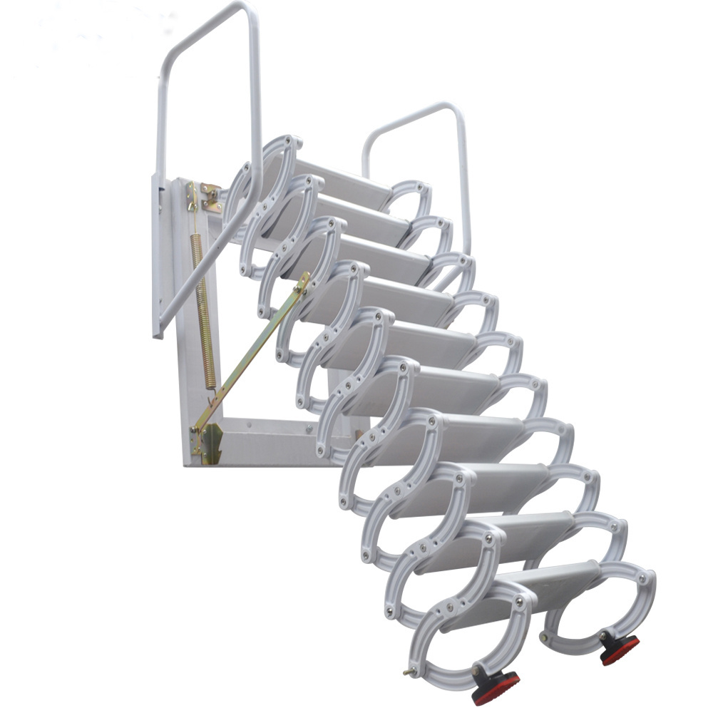 Loft Stair Step Folding Titanium Ladder