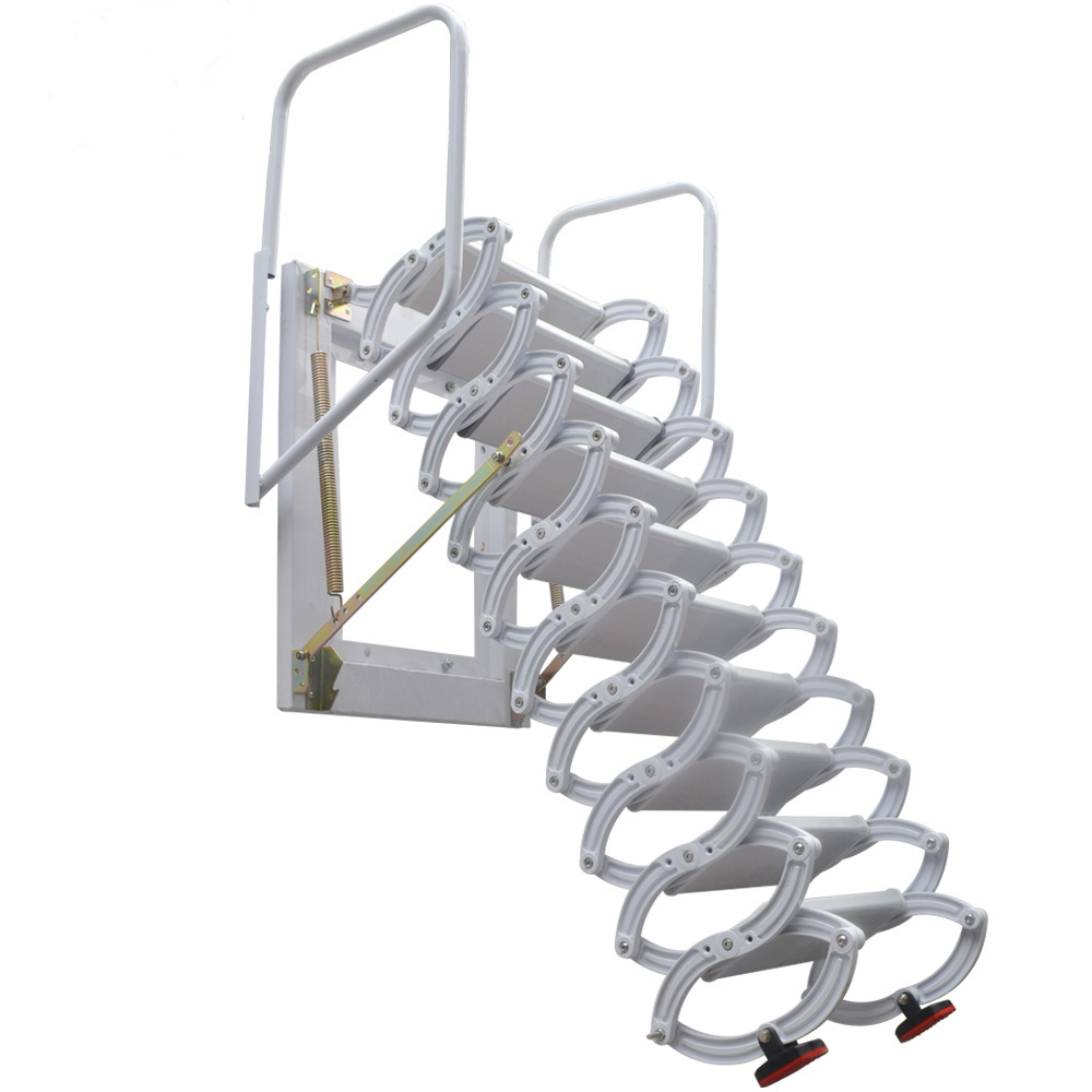 Loft Stair Step Folding Titanium Ladder