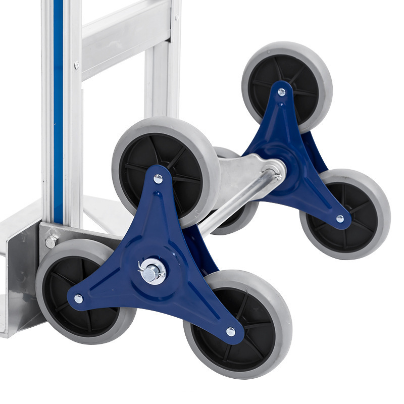 200Kg Heavy Duty Aluminium Six Wheels Stairs Climbing Hand Trolley