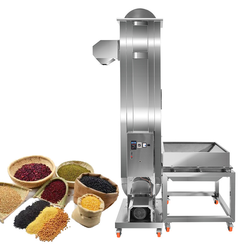 Easy use automatic food conveyor granules nuts chips french fries powders bucket conveyor bucket elevator conveyor