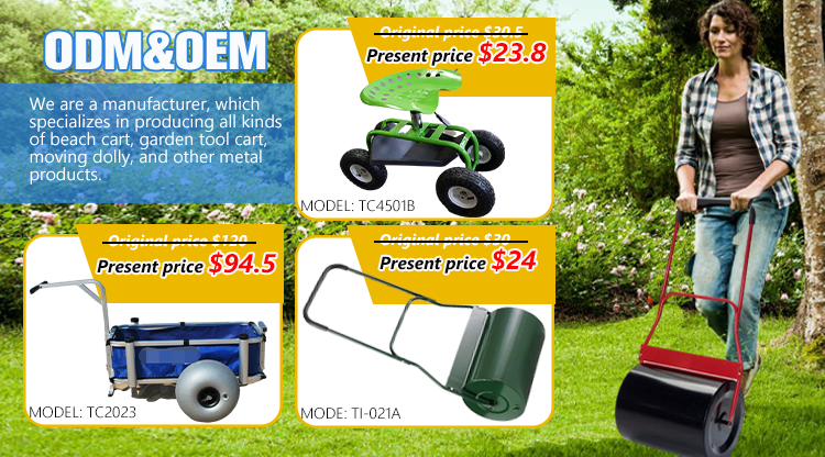 Used Garden Carts With Tool Tray Gardening Work Convenient And Practical Swivel Seat Cart Garden Cart