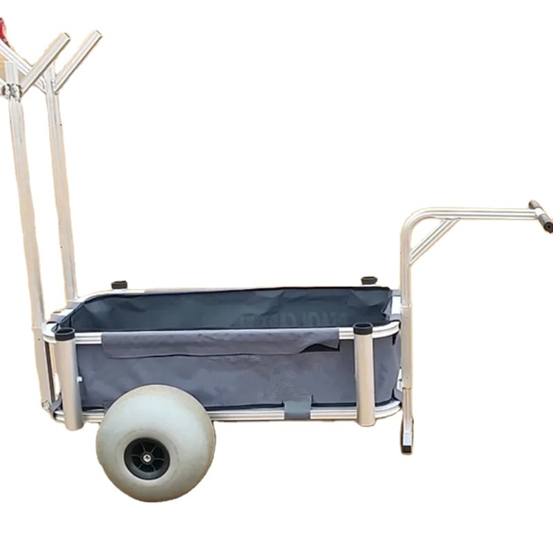 Aluminum Veach trolley Cart TC-2022 Sand Wheelbarrow Fishing Cart Balloon Wheels For Beach Cart