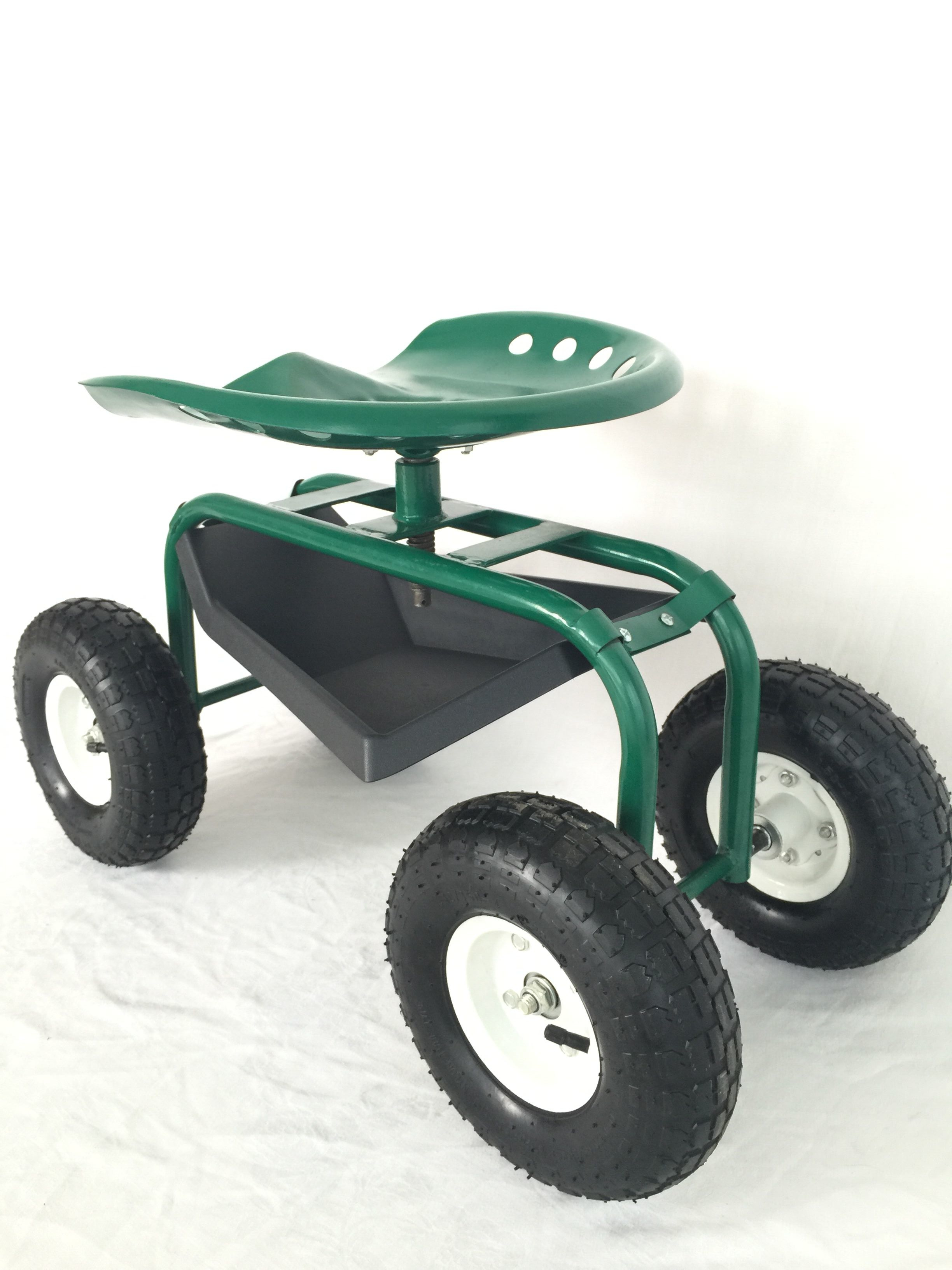 New Gardening Rolling Swivel Seat Nursery Wheel Sit Down Working Planting garden seat Cart