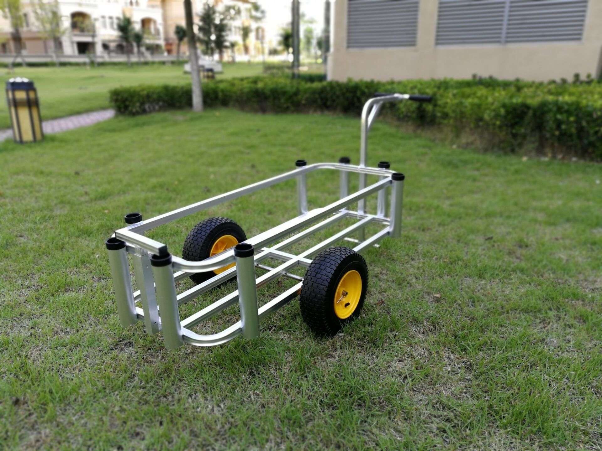 Beach fishing cart wagon pneumatic tire beach cart  aluminum Surf Fishing balloon wheel Beach trolley Cart