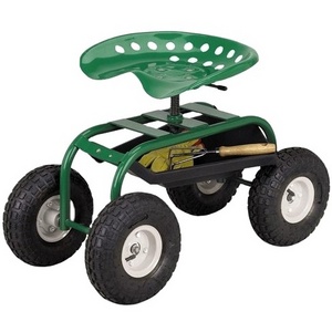 New Gardening Rolling Swivel Seat Nursery Wheel Sit Down Working Planting garden seat Cart