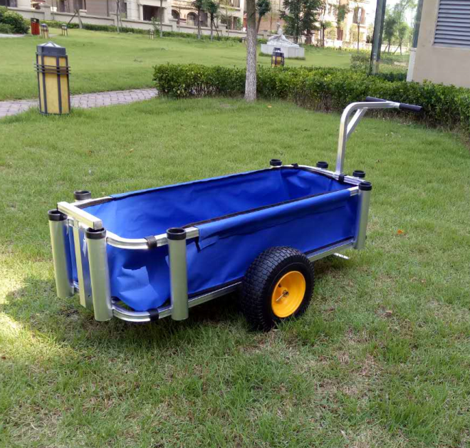 Aluminum Beach Wagon TC-2023 Beach Fishing Cart  With Large Size Balloon Wheel