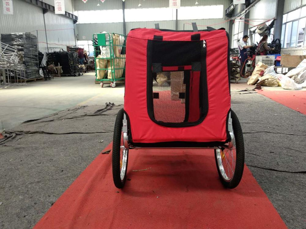 Hot Selling Pet Bike Trailer Large Dog Cat Bicycle Pram pet stroller carrier Foldable(BT005)