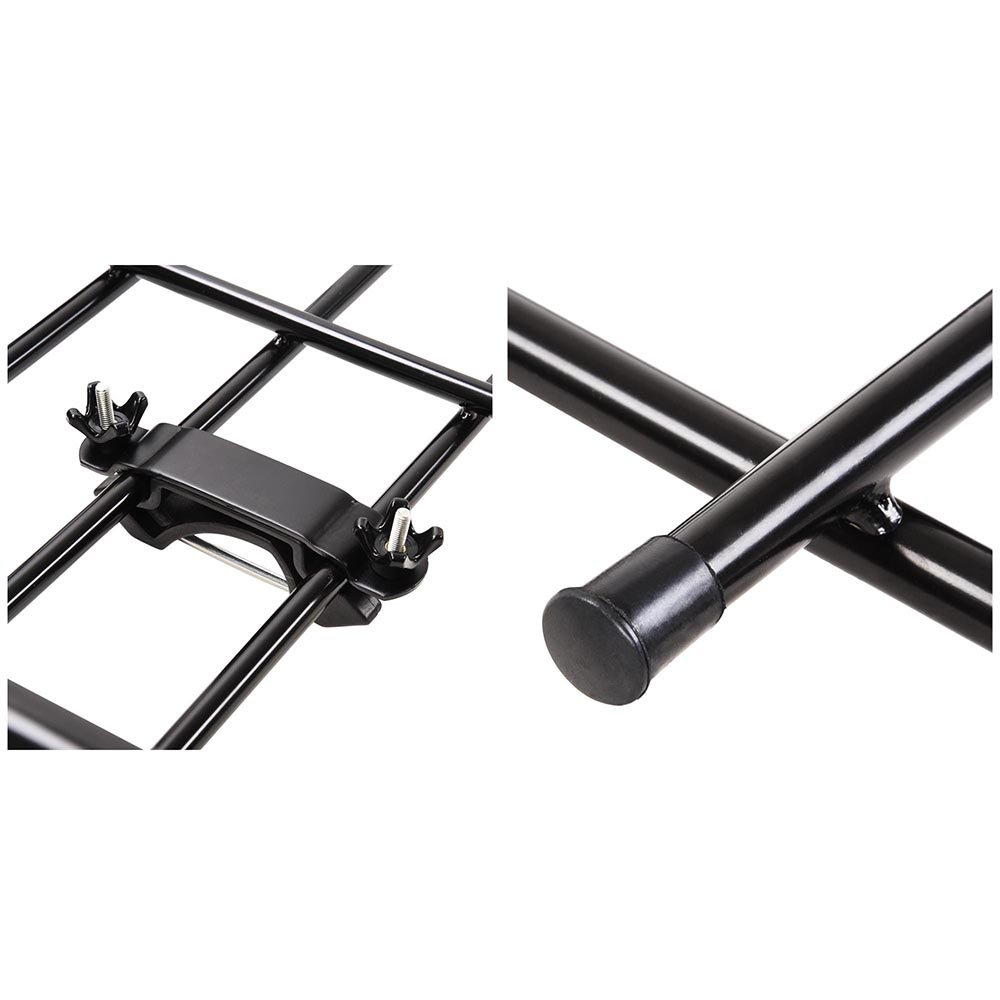 Universal Black Roof Rack Cargo with Extension Car Top Luggage Holder Carrier Basket SUV Storage