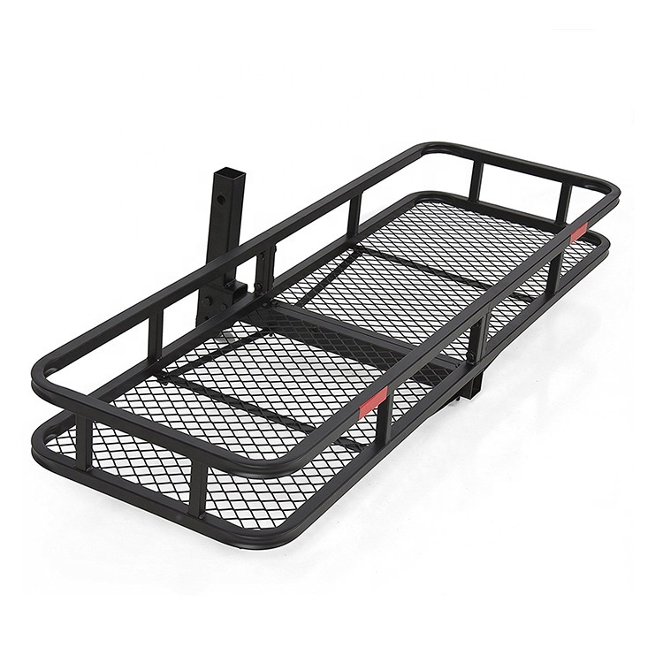 Manufacturers Factory Powder coating Folding Trailer Luggage Basket Rack Hitch Cargo Carrier