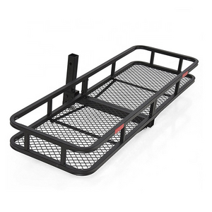 Manufacturers Factory Powder coating Folding Trailer Luggage Basket Rack Hitch Cargo Carrier