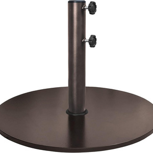 USA Up to 140 lbs Round Umbrella Base Steel Plate Stand Market Patio Outdoor Heavy Duty Umbrella Holder,