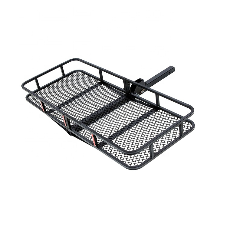 Manufacturers Factory Powder coating Folding Trailer Luggage Basket Rack Hitch Cargo Carrier