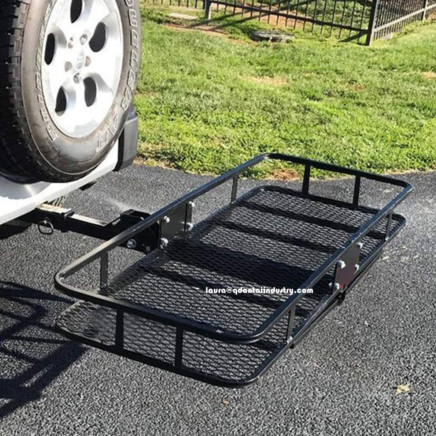 HIGH QUALITY FOLDAWAY STEEL MESH CARGO RACK BASKET CARRIER LUGGAGE HITCH TOW BAR CAR Roof