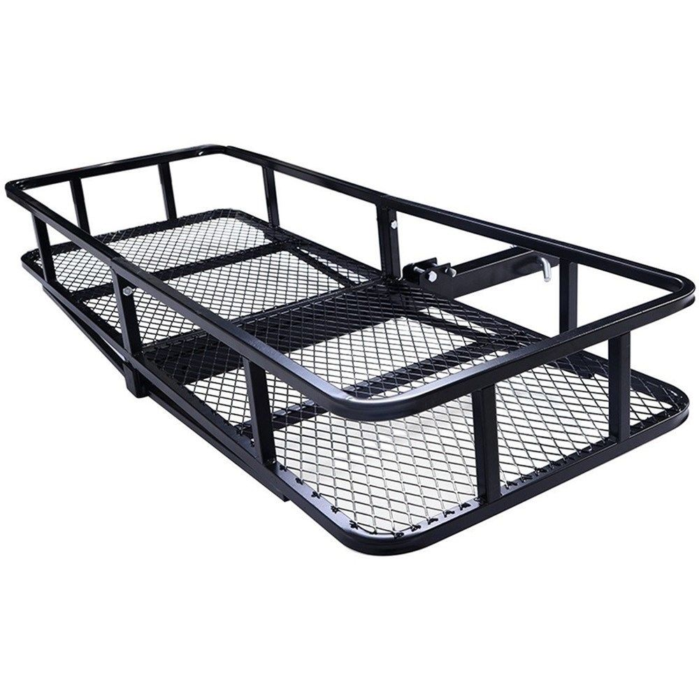 Manufacturers Factory Powder coating Folding Trailer Luggage Basket Rack Hitch Cargo Carrier