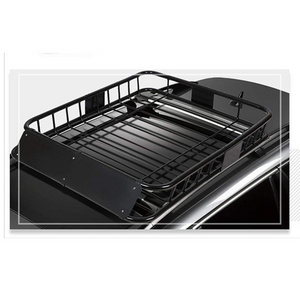 Steel Roof Rack Van/SUV Baggage Cargo Carrier Basket with Wind Fairing