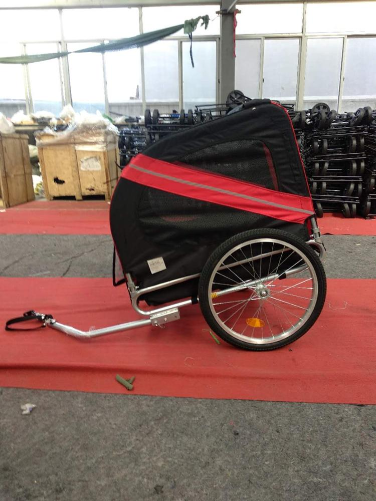 Hot Selling Pet Bike Trailer Large Dog Cat Bicycle Pram pet stroller carrier Foldable(BT005)