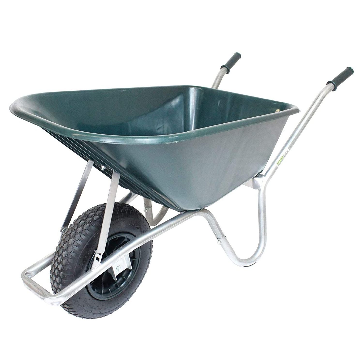 Wheelbarrow PP 100 L Construction Trolley 250 kg Load Capacity Garden Wheelbarrow Construction Wheelbarrow