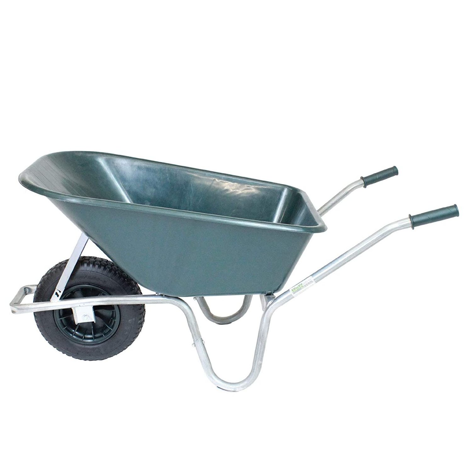 Wheelbarrow PP 100 L Construction Trolley 250 kg Load Capacity Garden Wheelbarrow Construction Wheelbarrow