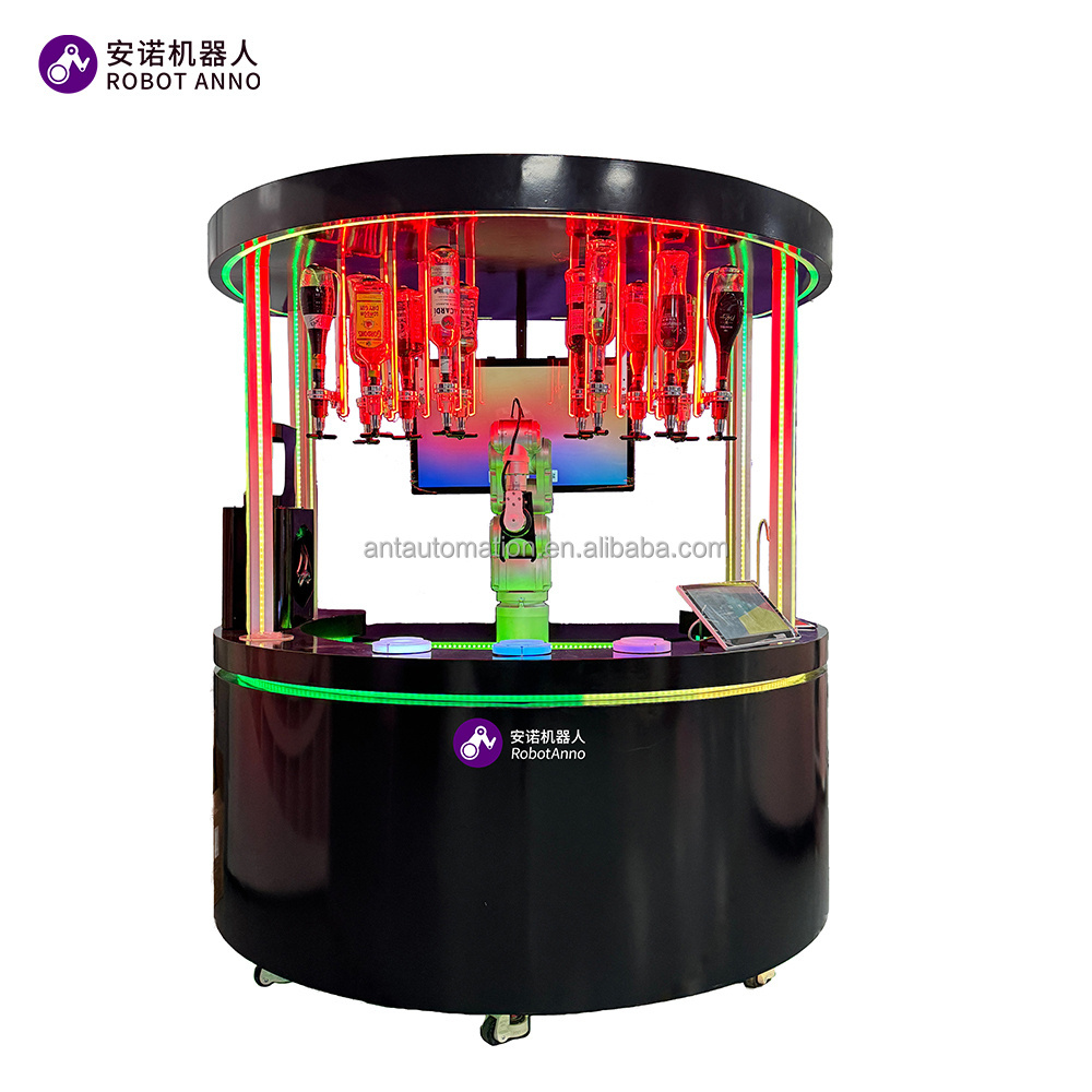 High Quality Commerical Cocktail Bar Popping  Robot Bartending Vending Machine