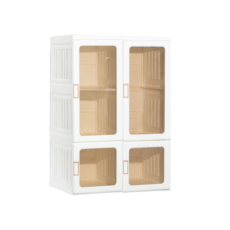 Bedroom Foldable Cabinets white Colour Cube Wardrobe Kids Wardrobe Bedroom storage holders