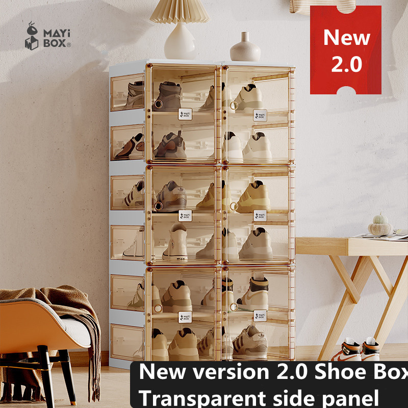 Modern Design Wood Shoe Rack Storage Cabinet Slim Multi-Layer Simple Shoe Cabinet Sofa Bench Diy Assembled For Boutique