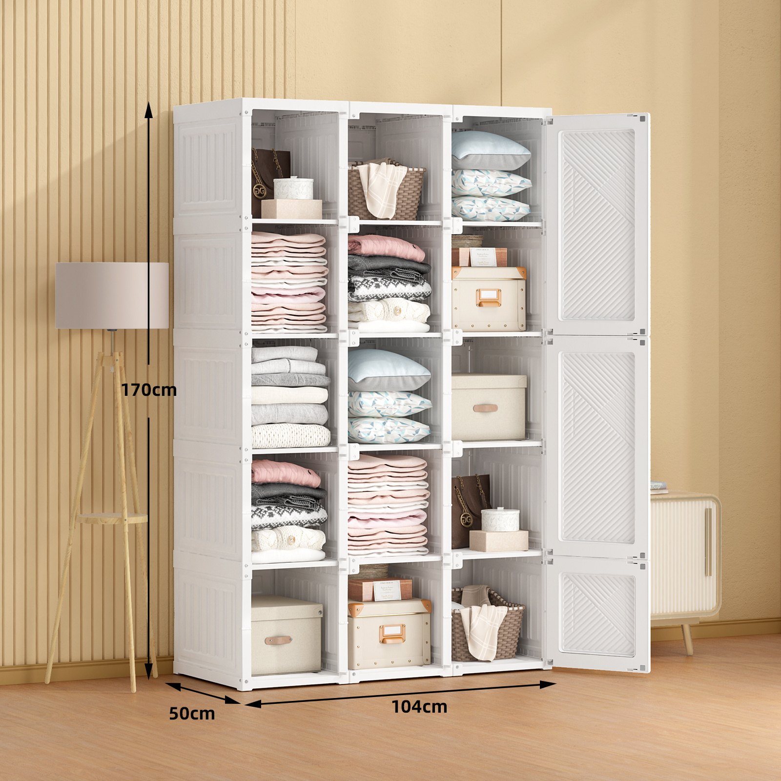 2021 sell now plastic  Multifunctional storage cabinet  closet wardrobes for bedroom cabinet