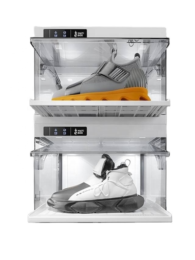 Ant Box new automatic shoe box white transparent box basketball shoes can be stacked for storage