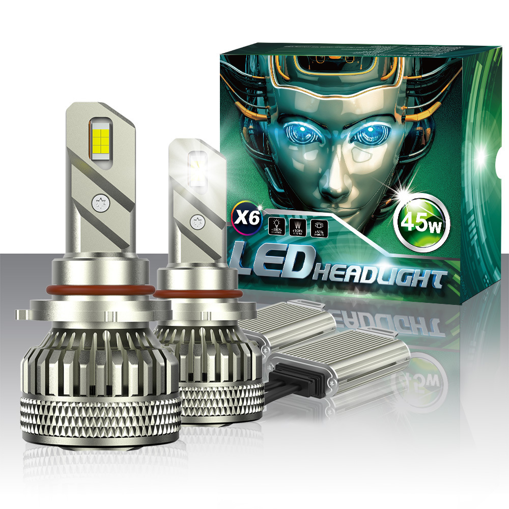 H11 G-XP 7535 6 chips V6 gpnes tobys Fahren car headlamps K3 EMC lens pattern beam canbus error free 90W led car headlight bulbs