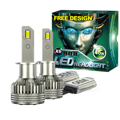 High Lumen Bosoko Auto LED Bulbs 6000K 9005 9007 H7 H3 H11 H15 Canbus LED Headlight Bulbs