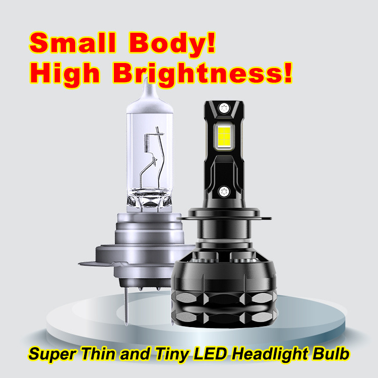 High Lumens 7545 Chips Car LED Light 12V High Beam 9005 9006 H7 H11 LED Headlight Bulb