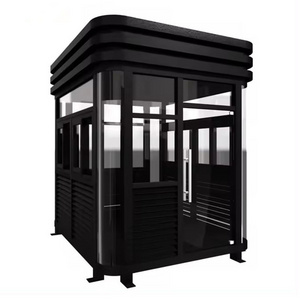 Wholesale Non Slip Floor Mobile Outdoor Public Security Guard House/Prefab Sentry Box/Shop/Kiosk/Ticket Booth