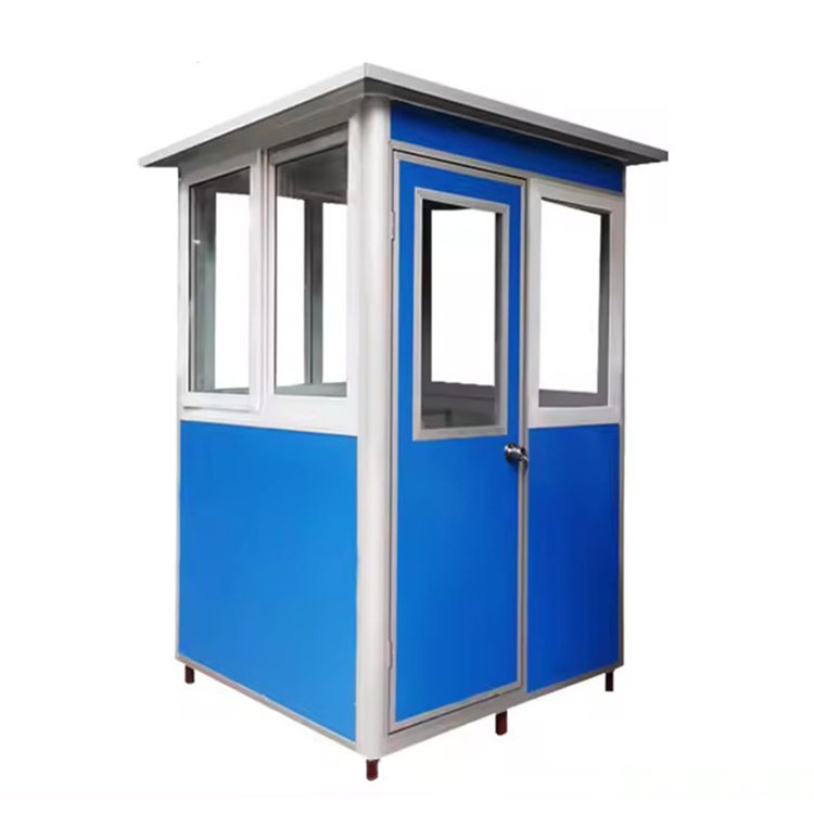 Wholesale Non Slip Floor Mobile Outdoor Public Security Guard House/Prefab Sentry Box/Shop/Kiosk/Ticket Booth