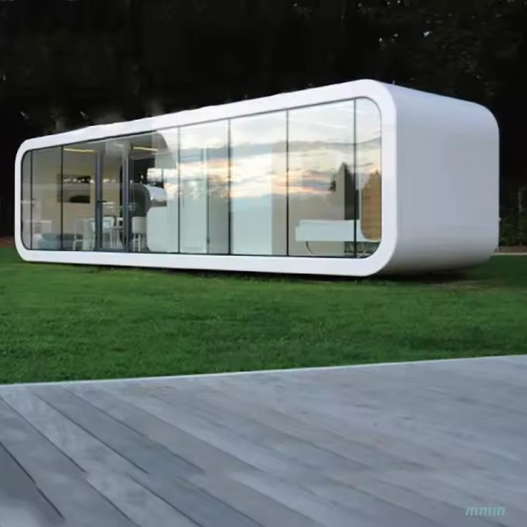 20Ft 40Ft Modular Prefab Tiny Homes Container Office Portable Apple Home Pod Movable Apple Container Cabin