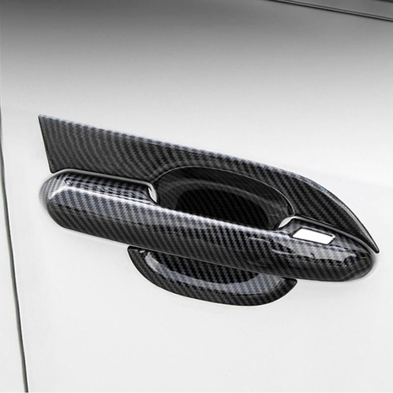 Car door handle ABS accessories for Toyota 2022 Corolla carbon fiber handlebar cover