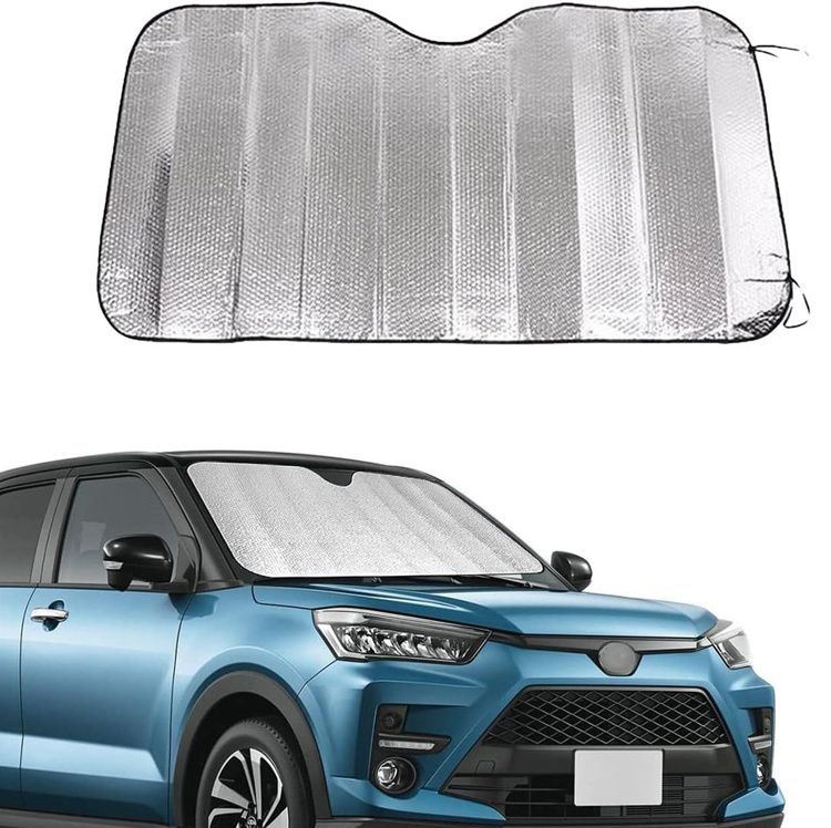 5 Layer Reflective Bubble Block Heat Auto Car Sun Visor Protector Windshield Sunshade Cover