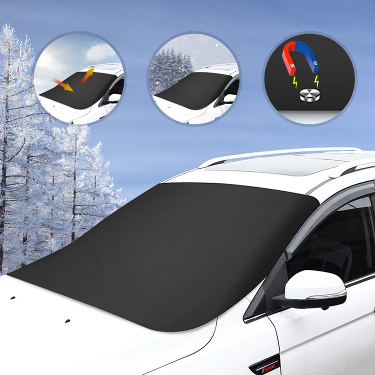 All Weather Winter Summer Car Front Window Windshield Magnetic Snow Shade Cover for Ice Frost