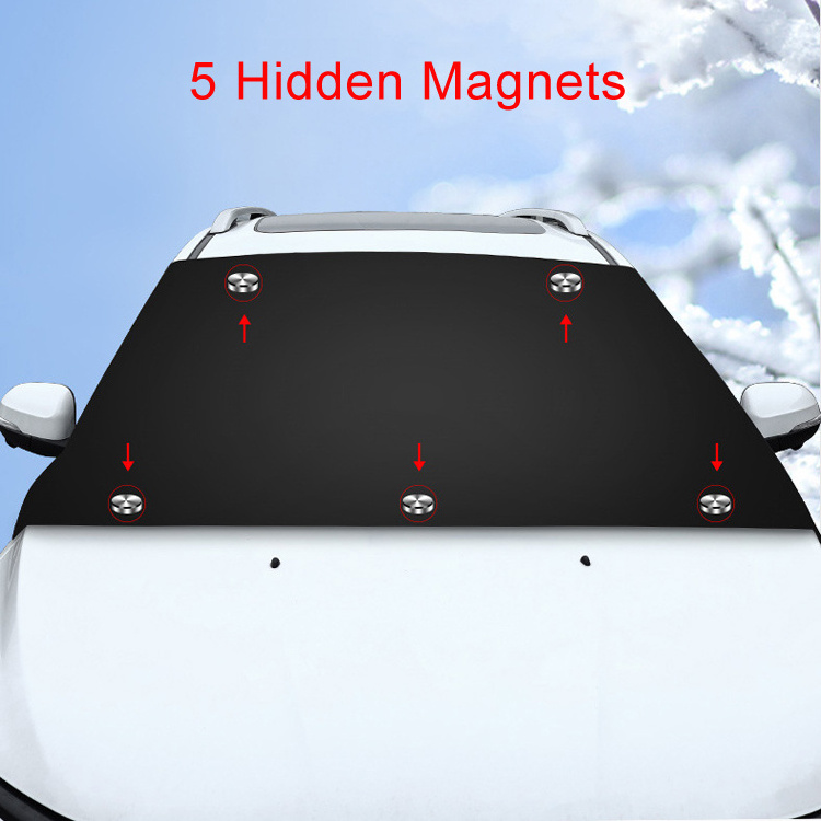 All Weather Winter Summer Car Front Window Windshield Magnetic Snow Shade Cover for Ice Frost