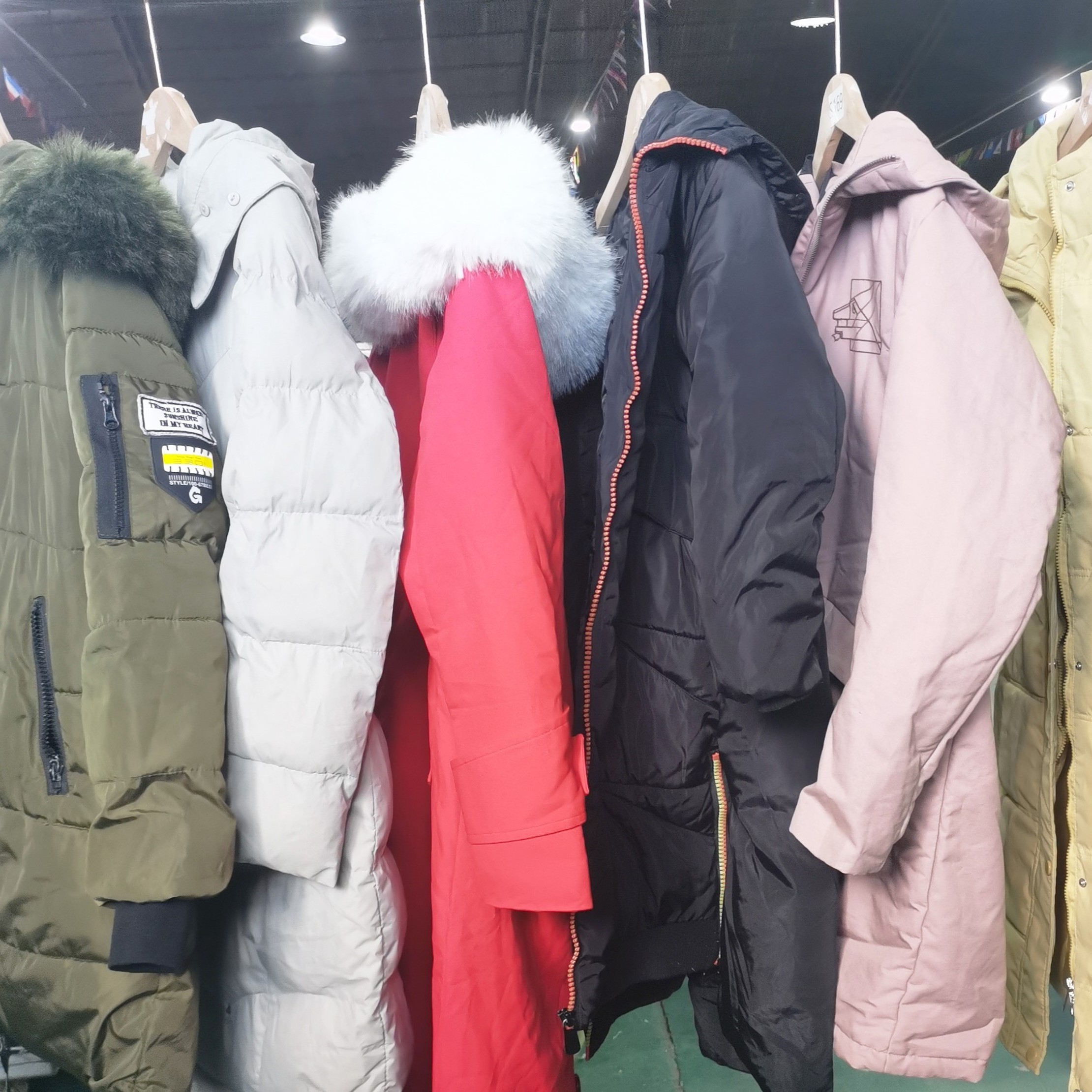 2023 fashionable winter cotton padded clothes second-hand warm Down jacket used clothing bales