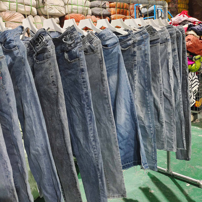 Sell in large quantities factory supply stock used second-hand jeans for new arrivals stocklots used jean