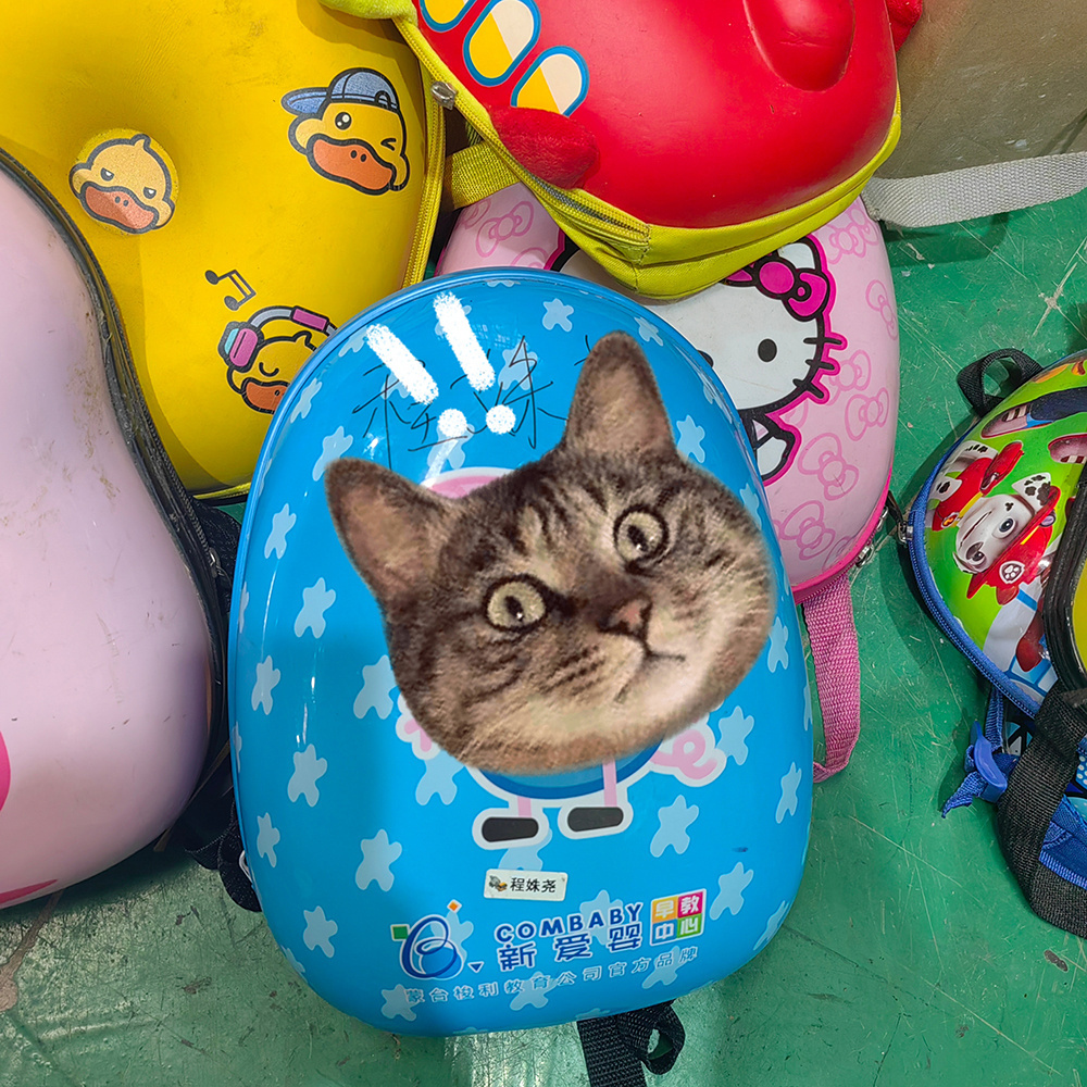 wholesale mixed fashion design school bag backpack second hand children used bags in bales