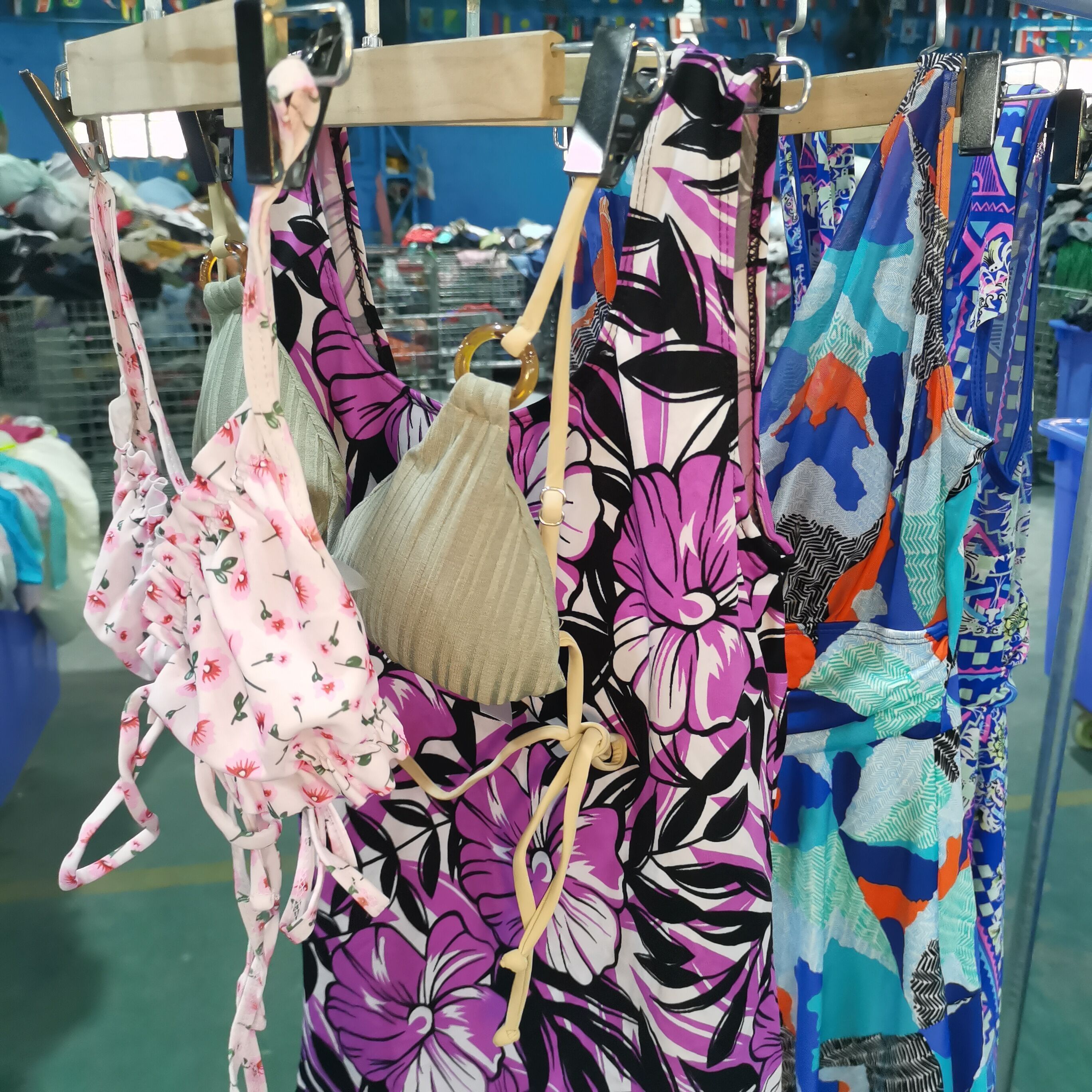 Used one piece swimsuit Wholesale Clothes Dress Direct Imported Stock Swimsuit Bulk Clothes Mix Bulk Bales